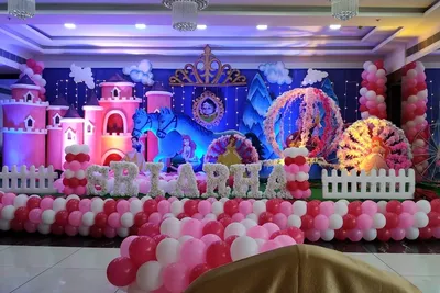 Birthday party setup at AC banquet hall in Dombivli